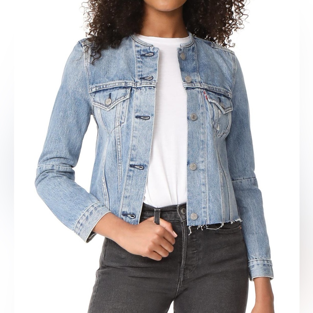 Levi’s Altered Trucker Denim Jacket Sz S